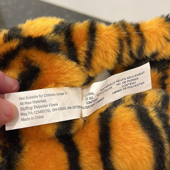 Beverly Hills Teddy Bear Tiger Hand Puppet 14" Plush Soft Toy Stuffed Animal - Picture 8 of 8